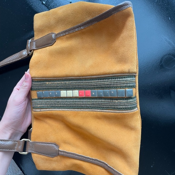 Boho suede back with embellishments - Picture 6 of 6